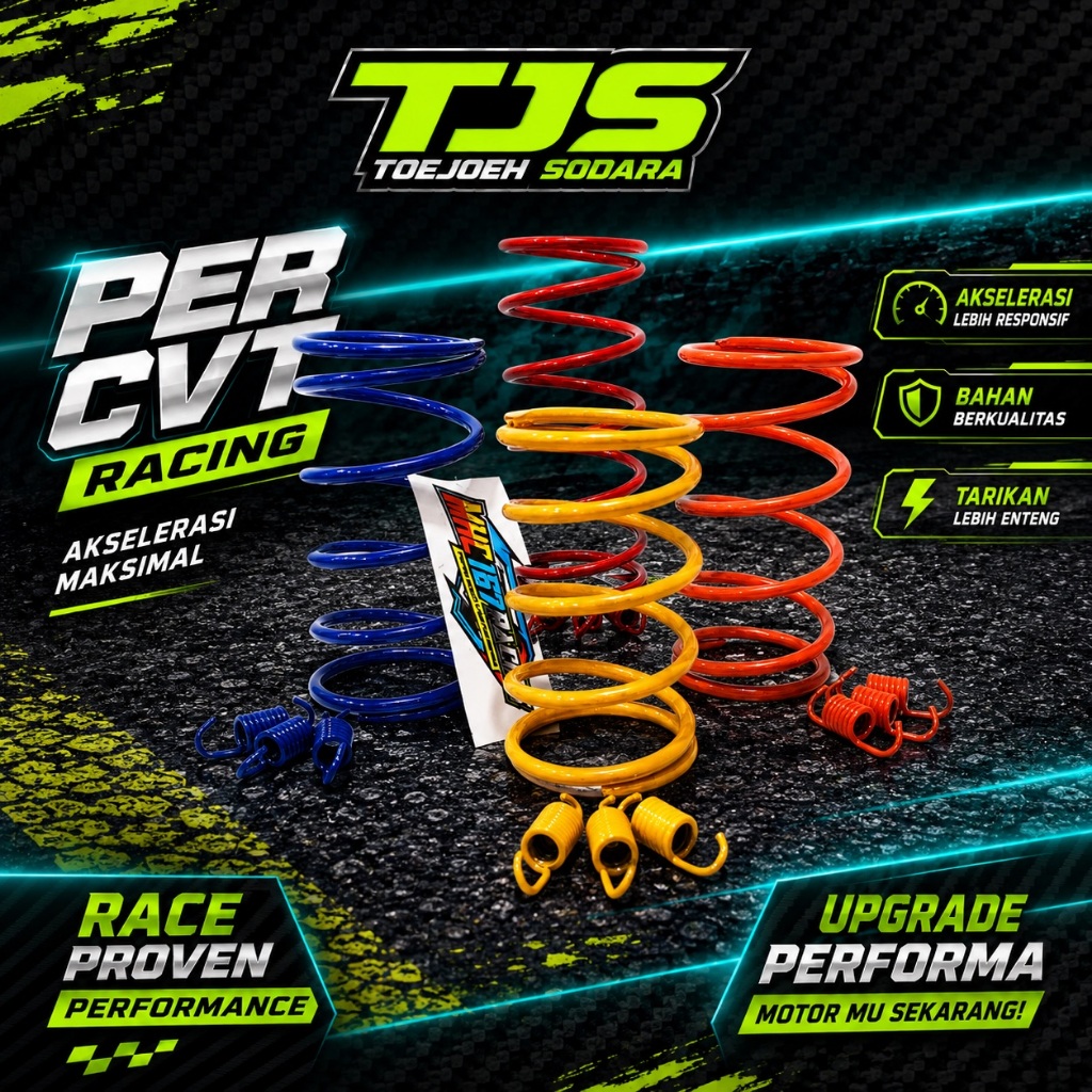 PER CVT + PER SENTRI KAMPAS GANDA/CENTRI 1000/1500/2000 RPM VARIO,BEAT,MIO,NMAX,AEROX,LEXI,GENIO,PCX,FINO,SCOOPY,SPACY,XRIDE DLL · gambar 1