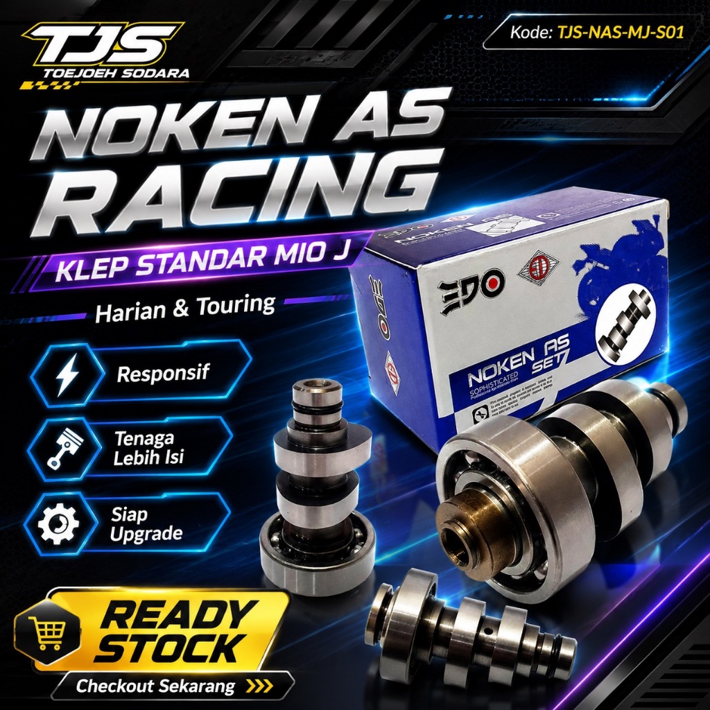 NOKEN AS RACING KLEP STANDAR MIO J HARIAN TOURING · gambar 1