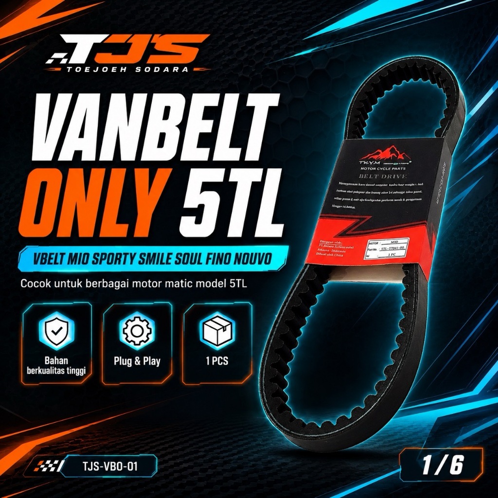 VANBELT ONLY 5TL VBELT MIO SPORTY SMILE SOUL FINO NOUVO · gambar 1