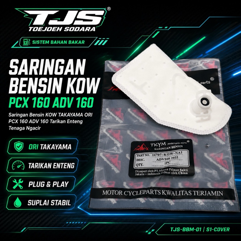 SARINGAN BENSIN KOW TAKAYAMA ORI PCX 160 ADV 160 TARIKAN ENTENG TENAGA NGACIR · gambar 1