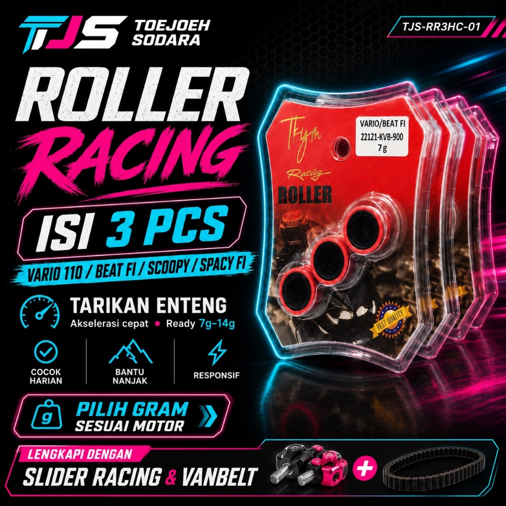 ROLLER RACING ISI 3 VARIO 110 BEAT FI ESP POP STRET SCOOPY SPACY FI – TARIKAN ENTENG NAIK TANJAKAN!! · gambar 1